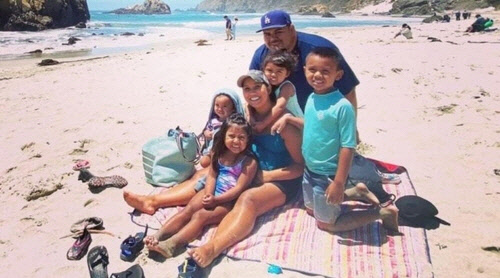 코로나로 숨진 마시아스 부부와 남은 어린 자녀들[고펀드미 홈페이지 캡처]